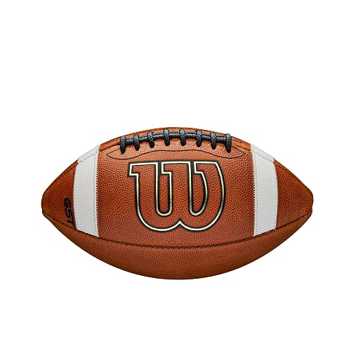 Wilson GST Leather Game Football