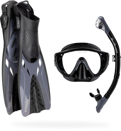 Cressi Tino Adventure Set - Negro - Grafito - L-XL