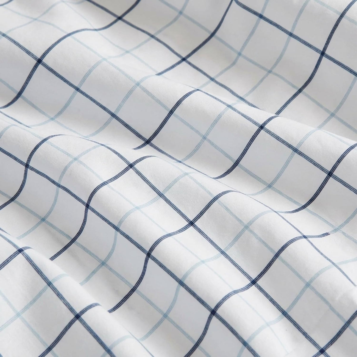 Nautica - Juego de sábanas matrimoniales, Juego de sábanas bajeras y Fundas de Almohada, Juego de Cama Casual (Azul Clarkson, matrimonial)