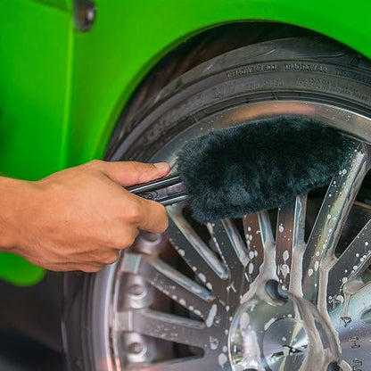 Chemical Guys Gerbil Cepillo para ruedas y llantas (seguro para tubos de escape, neumáticos, llantas, compartimentos del motor y más)