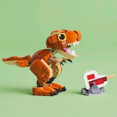 LEGO® Jurassic World Comelona Chica: T. Rex Juguete de construcción de Dinosaurios, Regalo para niños y niñas de 7 años o más, Criatura prehistórica para exhibir 76967