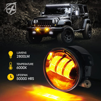 fl-r4in-60 W-1variation, Fog Light - Amber