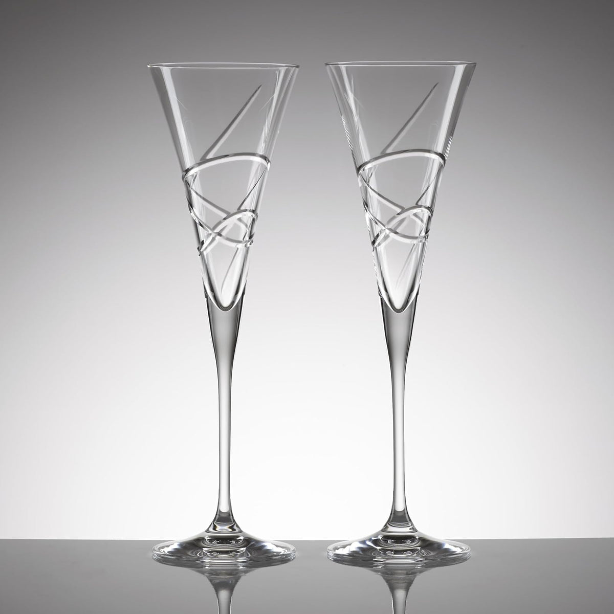 Lenox Adorn Toasting Flute, Clear, Set of 2