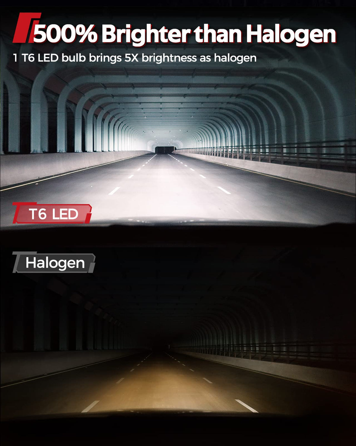Torchbeam H11/H8/H9+9005/HB3 Bombillas Antiniebla Superbrillantes con Ventilador, Larga Vida, Paquete de 4