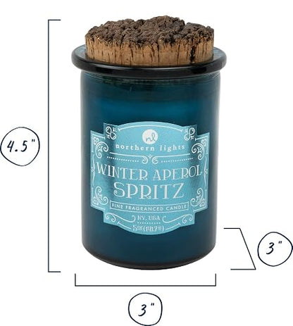 Velas Northern Lights - Velas Spirit Jar 5 oz - Aperol Spritz de invierno - 52622