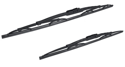HELLA Juego de 2 Plumas Limpiaparabrisas Nano-Grafito, Acero Inoxidable - 14" & 21"