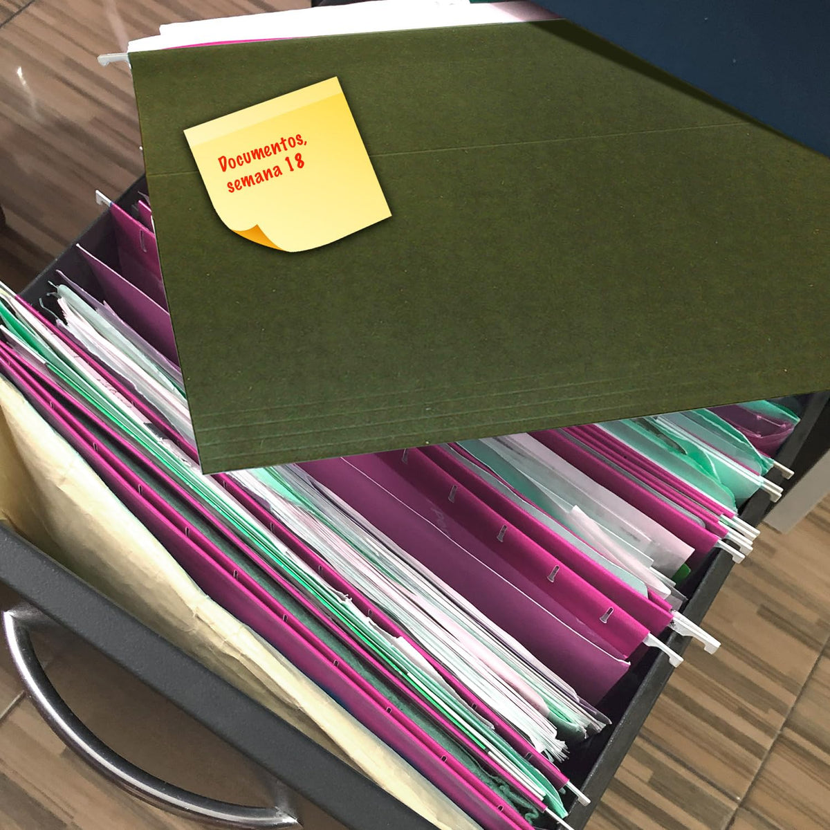 Wilson Jones P3631 Folder Colgante Oficio Verde, Paquete de 25 Piezas