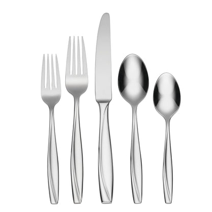 Oneida Camlynn Juego de 4 Cucharitas, Acero Inoxidable - Juego de Cubiertos de 45 Piezas
