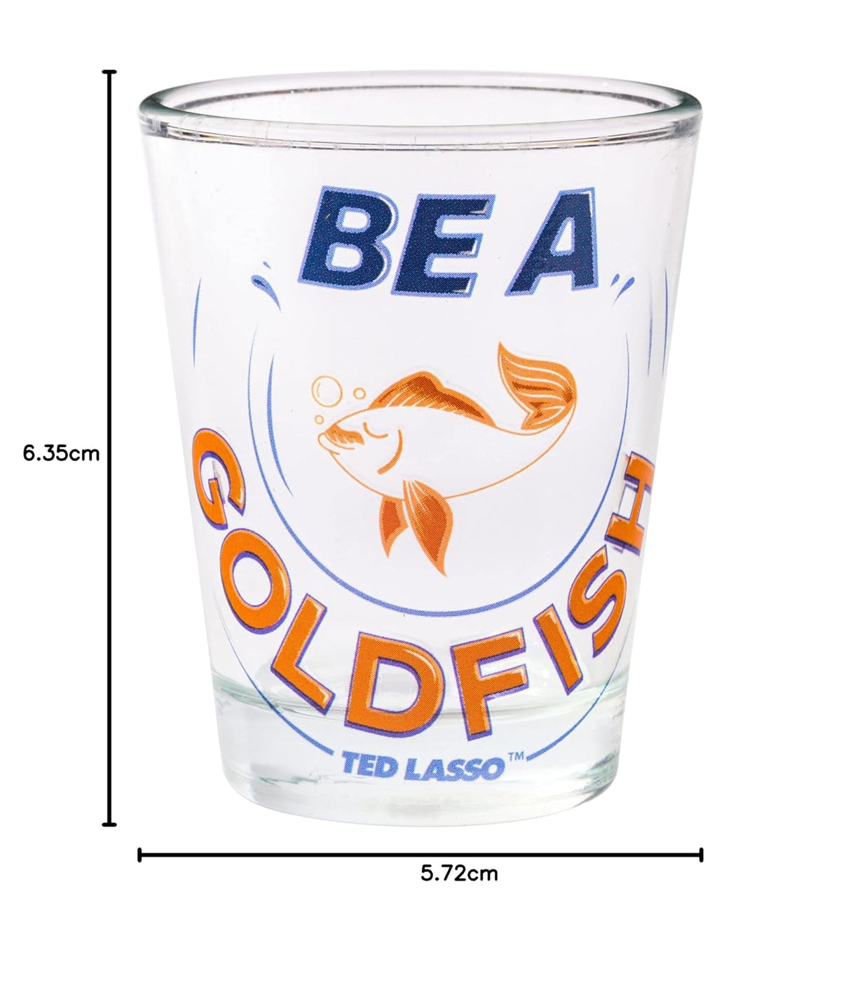 Silver Buffalo Ted Lasso Quotes - Juego de 4 mini vasos de 1.5 onzas