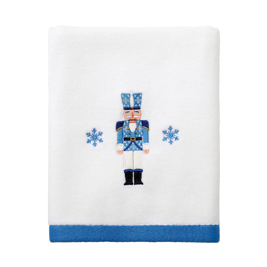 Avanti Linens - Toalla de Mano, algodón Suave y Absorbente, decoración del hogar de día Festivo (colección Nutcracker Trellis)