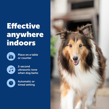 PetSafe Control de ladridos ultrasónico para Interiores, Alcance de hasta 7,6 m, sin Necesidad de Collar, antiladridos