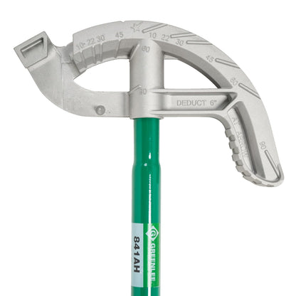 GREENLEE - Doblatubos, Cabezal de Curvadora Manual de Aluminio con Mango para EMT de 3/4", Rígido/IMC de 1/2", Herramientas Manuales Profesionales
