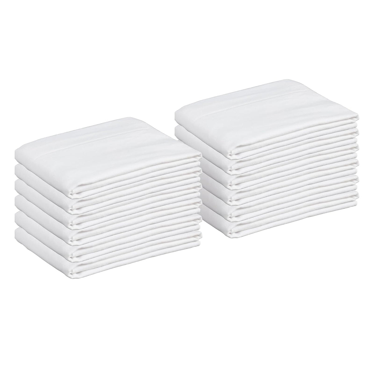 ECR4Kids ELR-026 - Manta de descanso para cuna de guardería para niños, color blanco (paquete de 12)