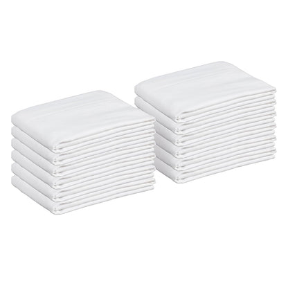 ECR4Kids ELR-026 - Manta de descanso para cuna de guardería para niños, color blanco (paquete de 12)