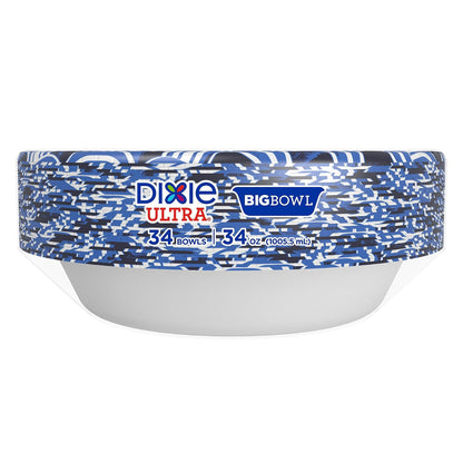 Dixie Ultra® Tazón de papel de 34 onzas, 34 unidades