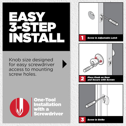 Kwikset Maven - perilla de puerta de privacidad interior con cerradura, manija de puerta cuadrada para baño y recámara, perilla de puerta sin llave negro mate, con protección Microban