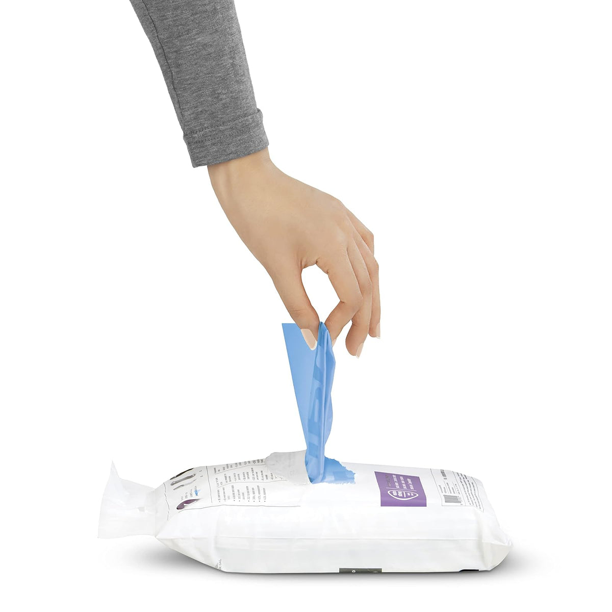 simplehuman, 3 x Paquete de 20 Bolsas de Basura a Medida (60 Bolsas), código H, para Reciclaje, plástico Azul