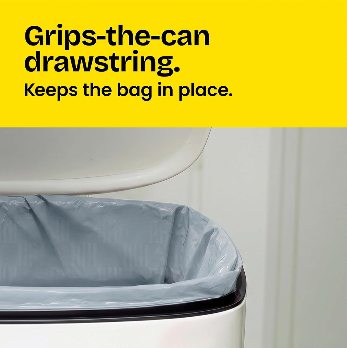 Glad OdorShield Tall Kitchen Drawstring Trash Bags, Fresh Clean, 13 Gallon, 80 Count