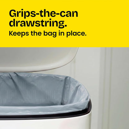 Glad OdorShield Tall Kitchen Drawstring Trash Bags, Fresh Clean, 13 Gallon, 80 Count