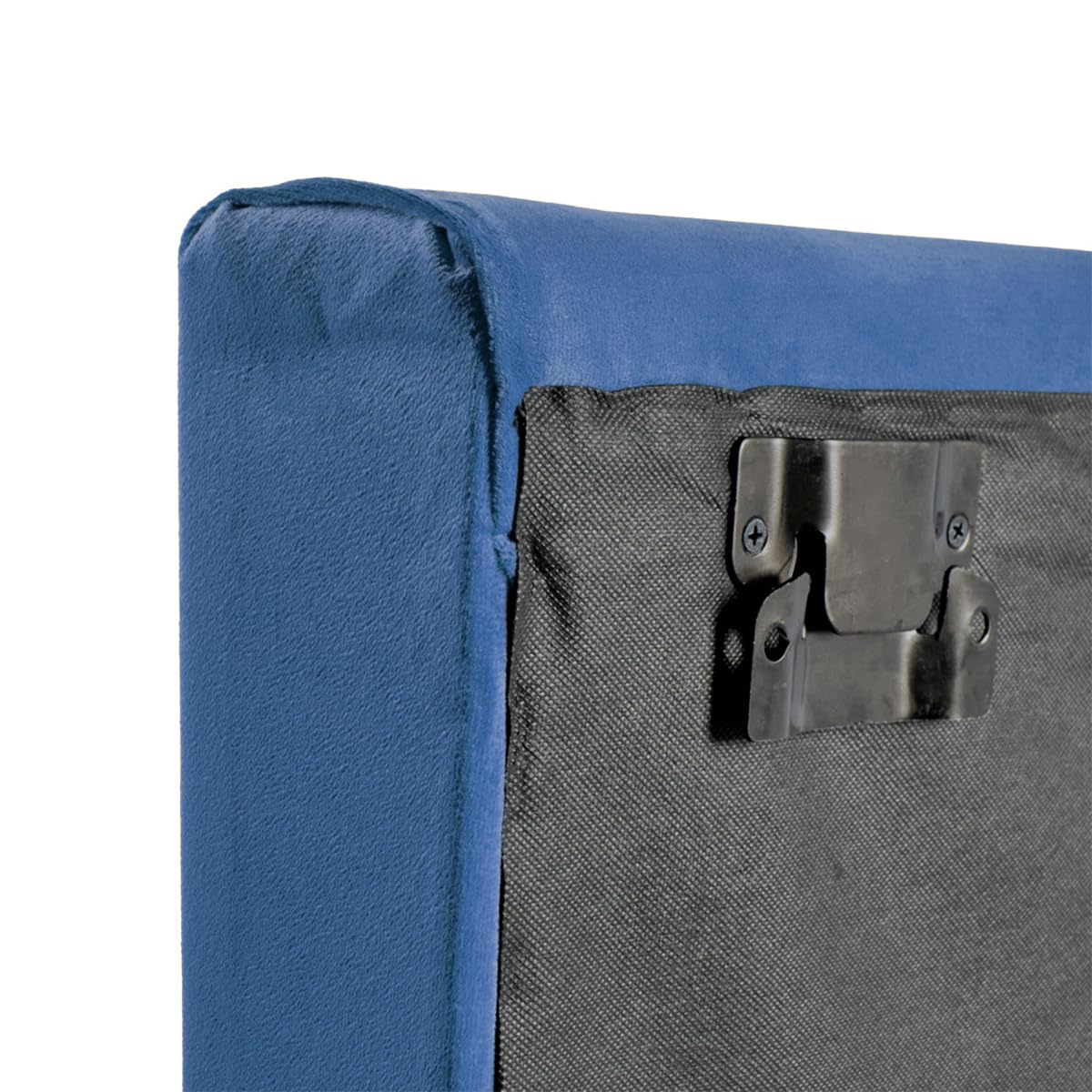 Sochic Cabecero Tapizado en Tela Velvet - 1 Panel para Cabecera con Altura Ajustable Color Azul Cobalto.