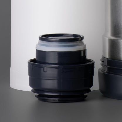 Tommee Tippee Calentador de Biberones de Viaje, Portátil, Térmico | Termo de Acero Inoxidable con Tapa Antigoteo, Calienta Biberones y Papillas Fuera de Casa, Sin Electricidad