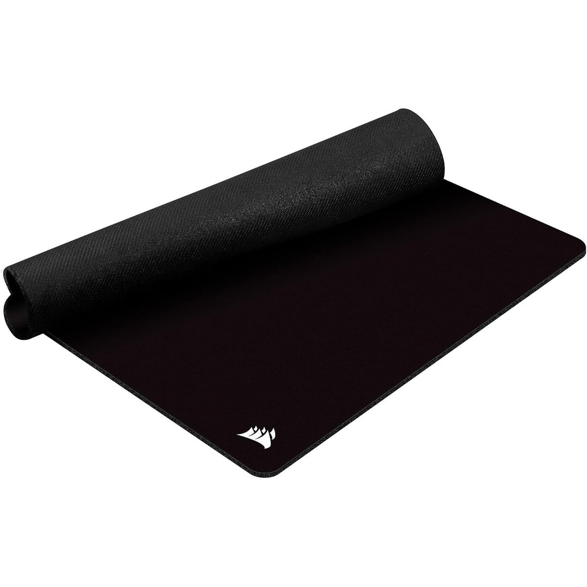 Corsair MM200 Pro Alfombrilla Tela a Prueba de Derrames para Juegos, Superficie 45 cm x 40 cm, Microtejido, Goma Afelpada Gruesa 6 mm, Base Goma Texturizada Antideslizante, Pesado XL, Negro
