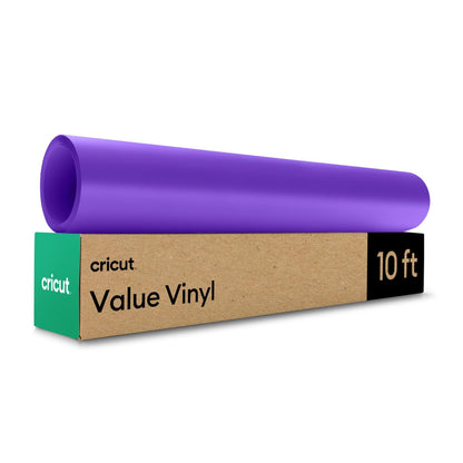 Cricut Vinilo Value 30.5 cm x 3 m, Colores Surtidos - Morado (Matte)