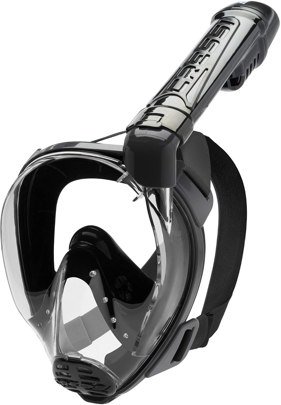 Cressi - Máscara de Snorkel para Adultos, Amplia visión Clara, Sistema antivaho, fácil respiración: Seguridad Primero, Baron: diseñado en Italia: Calidad Desde 1946