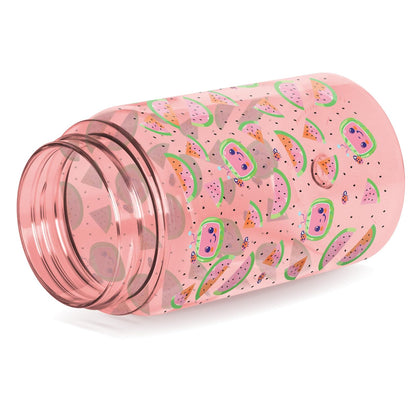 Simple Modern CoComelon - Botella de agua para niños, de plástico, sin BPA, con tapa de popote a prueba de fugas, reutilizable y duradera para niños pequeños, niñas, colección Summit | 12 onzas, melón