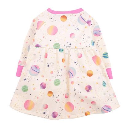 Baby Creysi Vestido Manga Larga para Niña Algodón Hipoalergénico