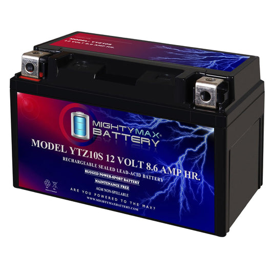 Mighty Max Battery Batería deportiva SLA Power Sport de 12 V 8,6 AH 190 CCA