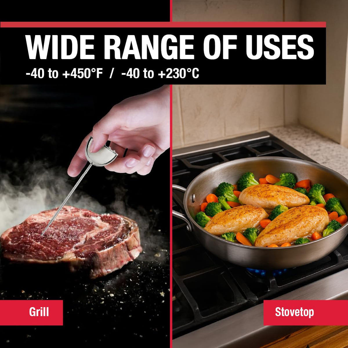 CDN DTQ450X Digital ProAccurate Quick-Read Thermometer-NSF Certified