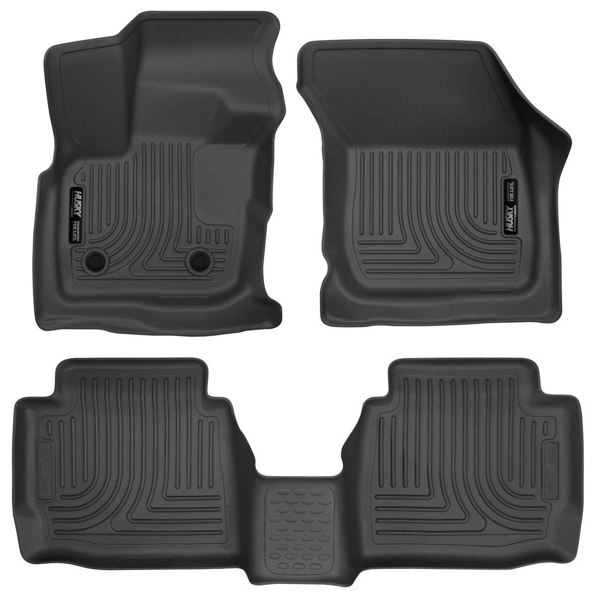 Husky Liners Delantero y 2º Asiento de Piso Forros para 17 - 18 Fusion, 17 - 18 MKZZZ