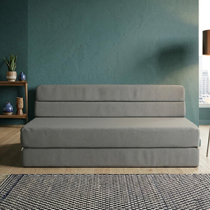 Memory Foam Home Sofá Cama Cozy Plegable - Queen Size - Gris
