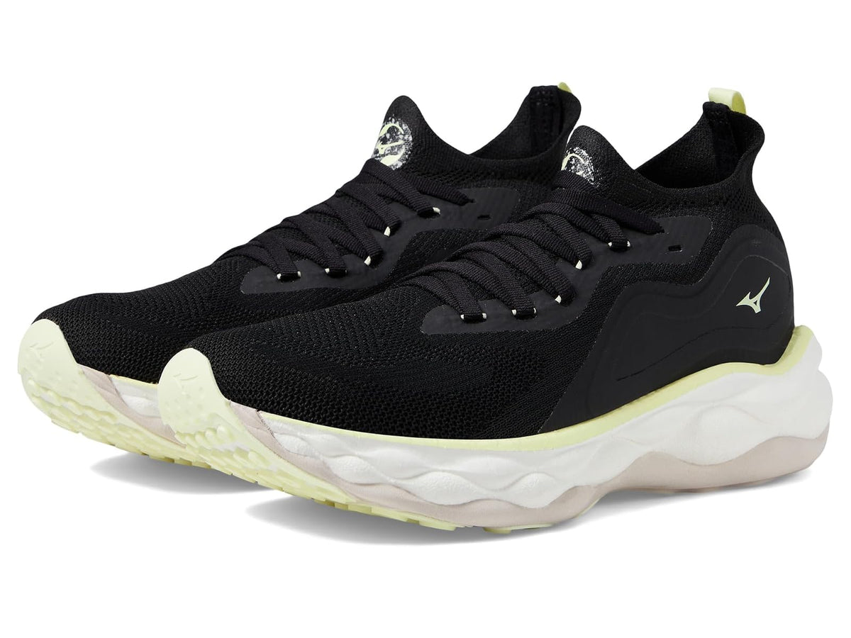 Mizuno Wave Neo Ultra Zapatillas para Correr para Mujer - 24.5 cm B - Undyed Black-Starlight