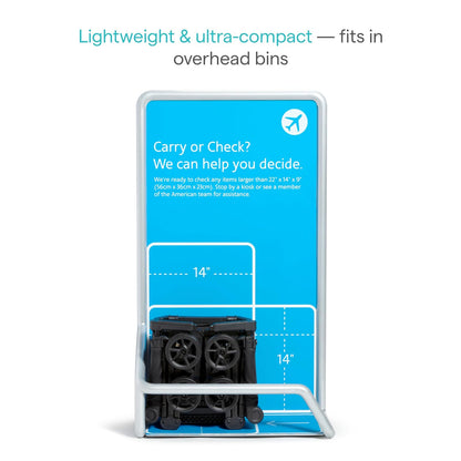 Munchkin® Sparrow™ carriola de viaje ligero ultra compacto para bebés y niños pequeños, negro