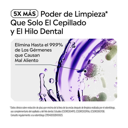 LISTERINE Enjuague Bucal Cuidado Total 1 L