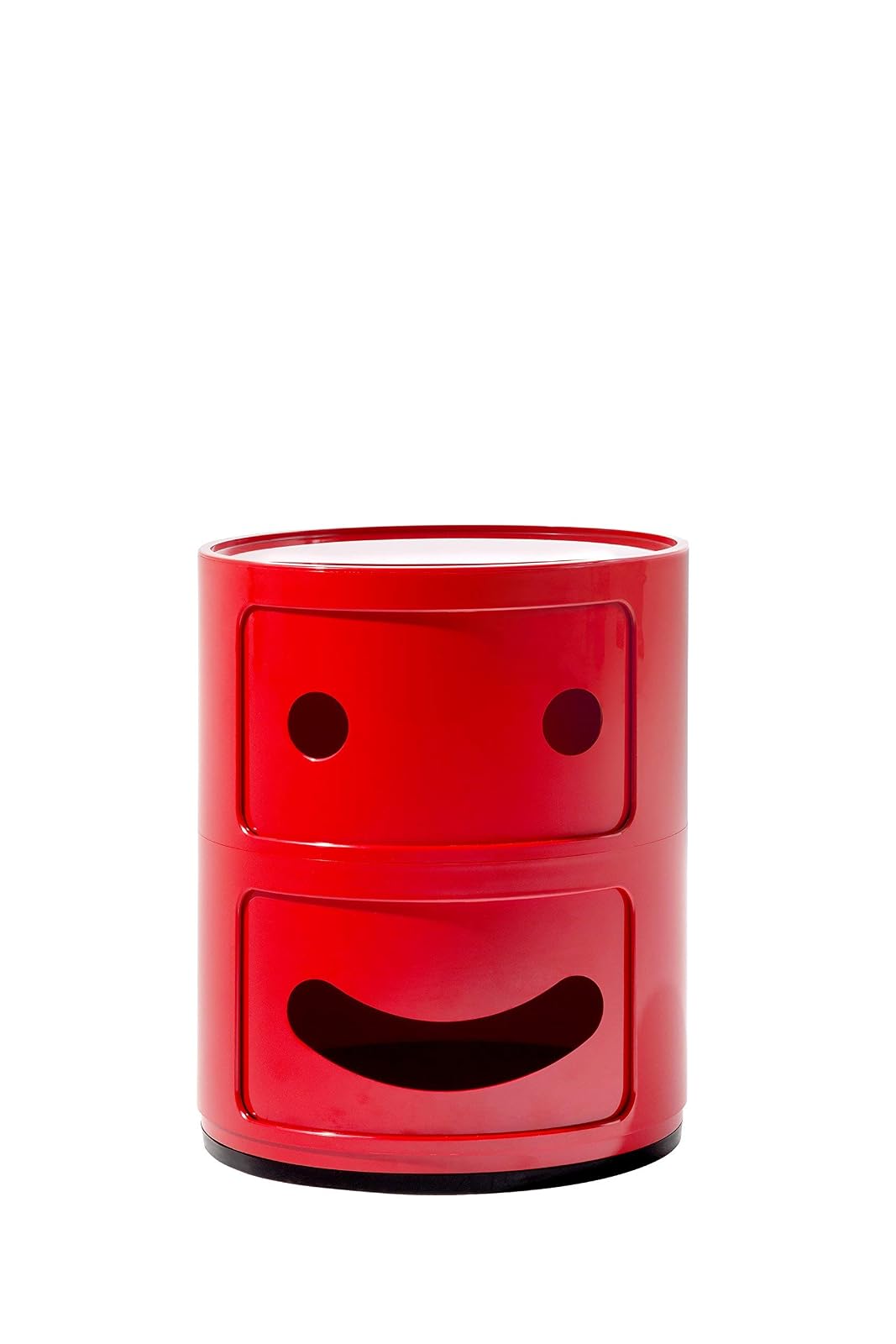 Kartell Mueble de Almacenaje Componibili Sonrisa, color Rojo, 2 Piezas
