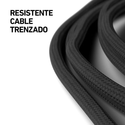 SCUF Cable USB-C Trenzado Conexión y Carga USB Tipo C de 2 Metros para Mandos de Xbox, Mandos de PS5 y Smartphones - Negro
