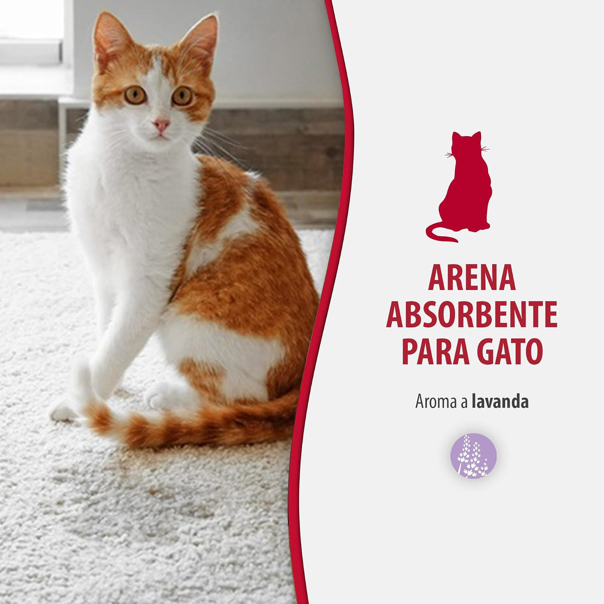 Nature's Miracle Arena para Gato Absorbente 99% sin Polvo Aroma Lavanda 2kg