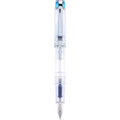Pilot Prera Pluma Fuente con Sistema de Tinta Líquida - Fino - Celeste - Plateado