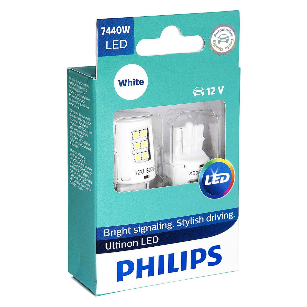 Philips Ultinon 7440W LED blanco, paquete de 2