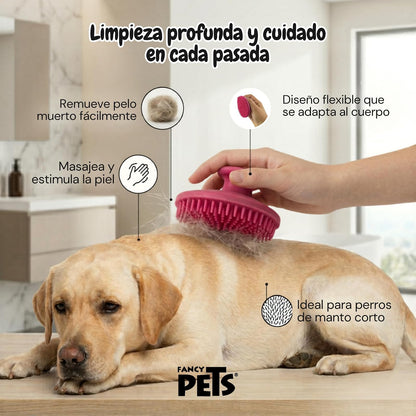 Fancy Pets Expert Grooming Goma Limpiadora de Pelo para Perro