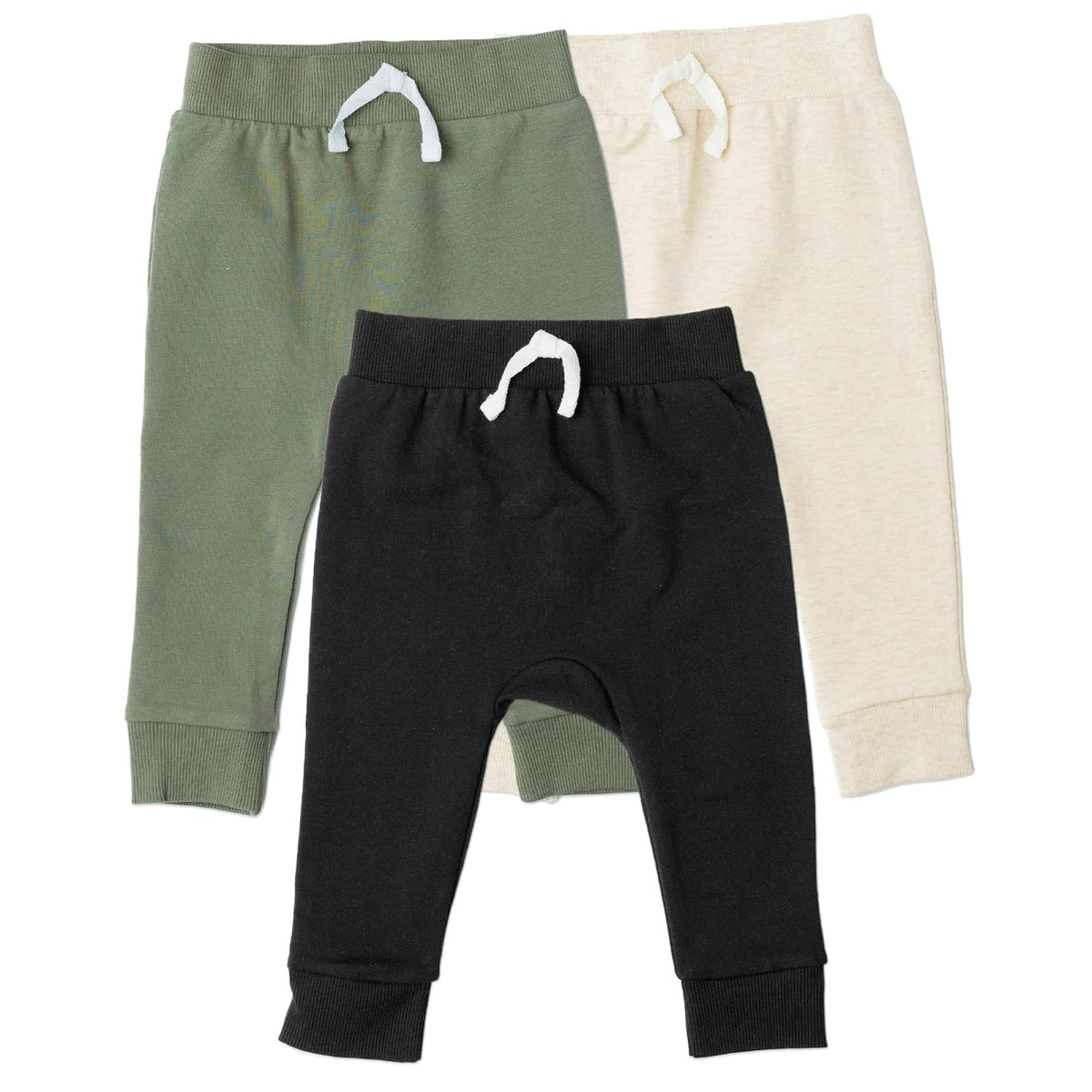 Gerber Paquete de 3 Pantalones Deportivos para niños pequeños Pantalones Deportivos para bebés niños