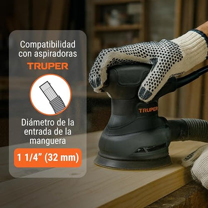 Truper Industrial LIRO-5N2, Lijadora roto orbital 5", 260W