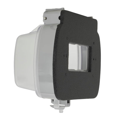 Leviton 001-05981-UCL PLACA C/CUBIERTA P/GFCI DECORA POLICARBONATO MONTAJE HORIZON Transparente