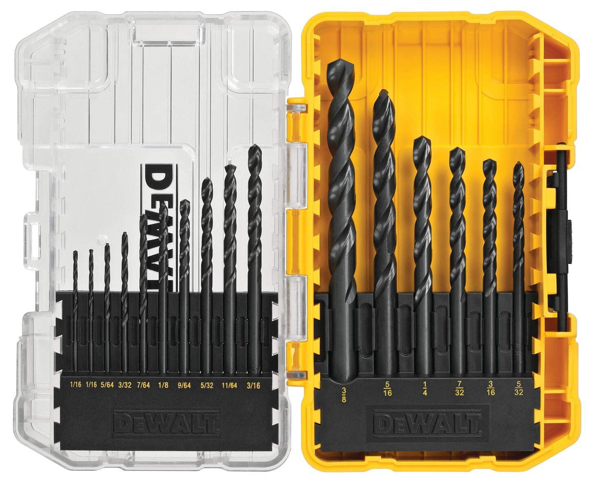 DEWALT DW1167 Surtido de Brocas Helicoidales, 17 Piezas - 16 piezas