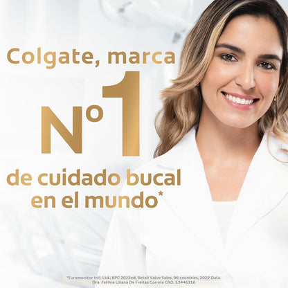 Colgate Total Original Mint Pasta Dental pack 5x100ml | 24 Horas de Prevención Activa Contra Bacterias bucales