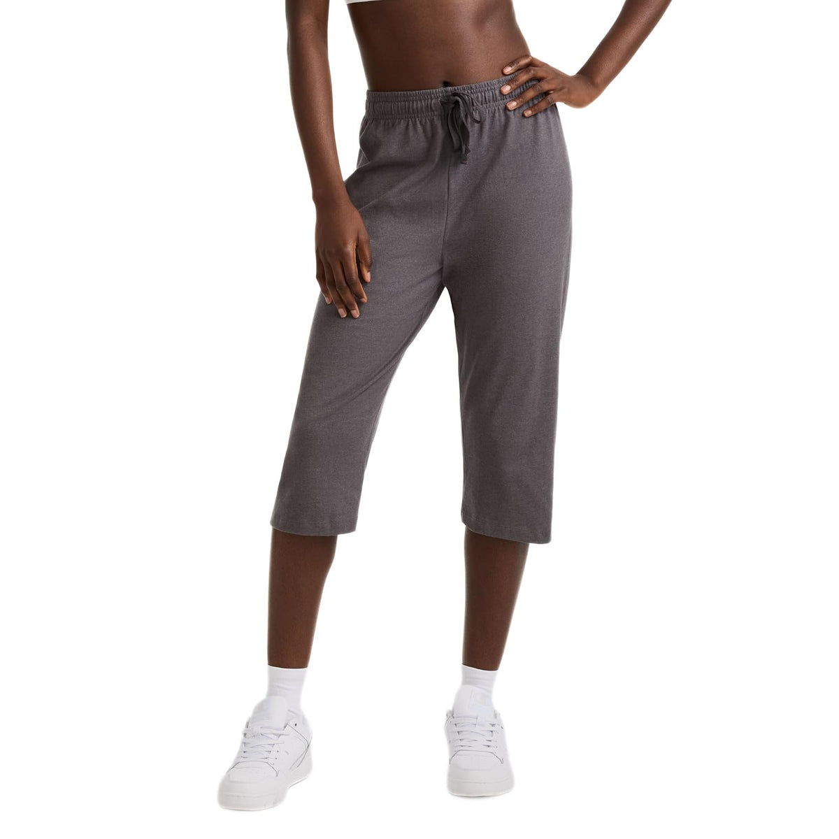 Champion Pantalón Capri Pierna Recta Mujer - GRANITE HEATHER - M