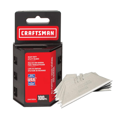 CRAFTSMAN Cuchillas de Repuesto para Cuchillo Utilitario - 100 cuchillas